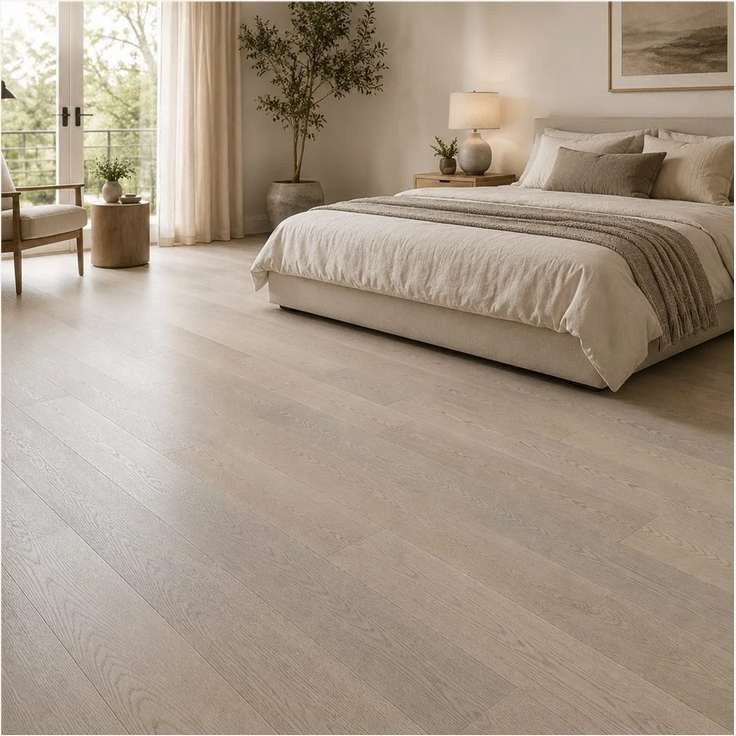 Beige Oak flooring in a room thumbnail