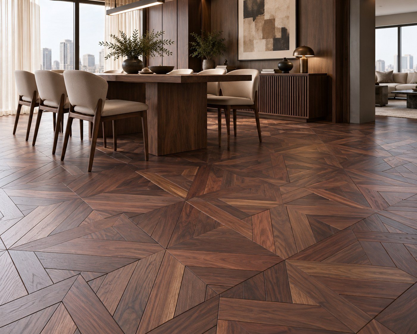 Indonesian Rosewood flooring in a room thumbnail