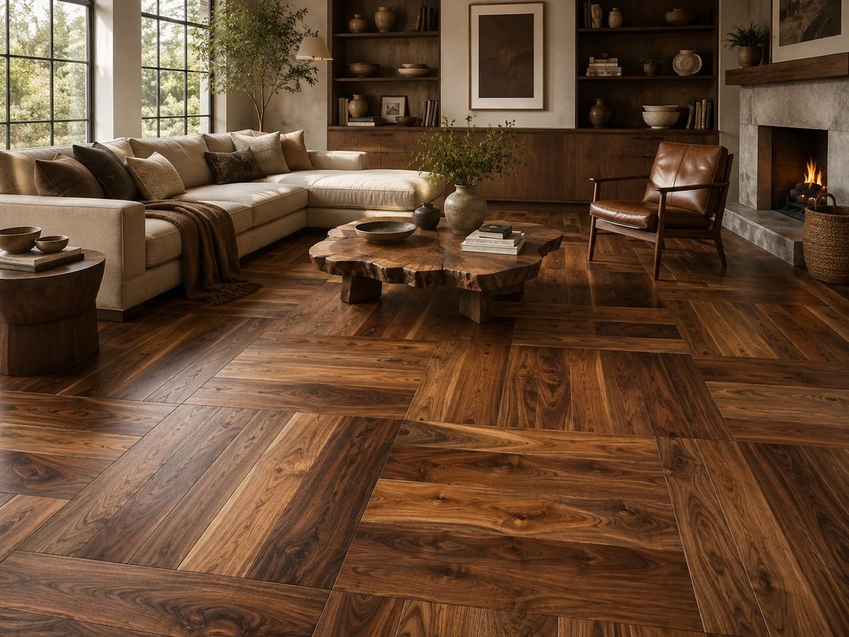 Boutique hotel suite, Black Walnut, suites and corridor
